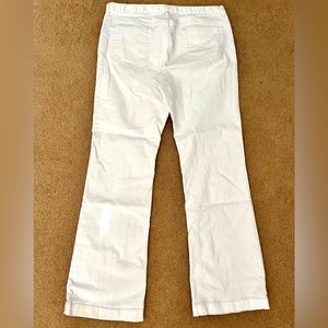GAP Long and Lean White Jeans